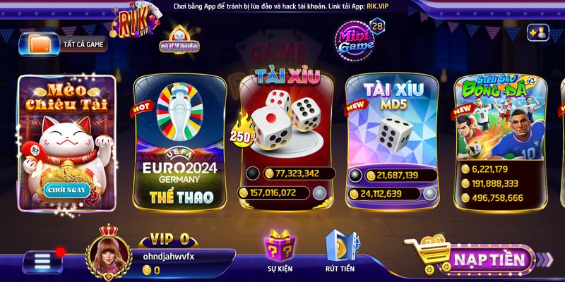 Tài Xỉu MD5 là sảnh game Hot nhất tại rikvip